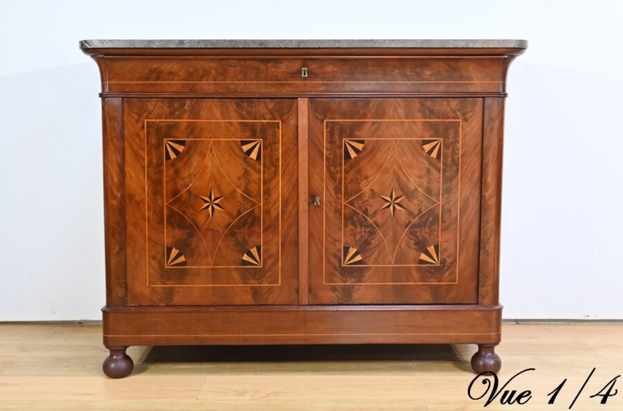 Buffet en Ronce d’Acajou, époque Restauration – Début XIXe – Image 8
