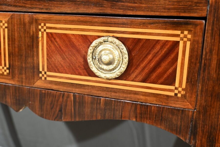 Bureau Cylindre en Acajou et Palissandre, époque Louis XV – 1ère partie XVIIIe – Image 16