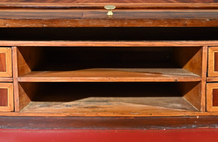 Bureau Cylindre en Acajou et Palissandre, époque Louis XV – 1ère partie XVIIIe – Image 29