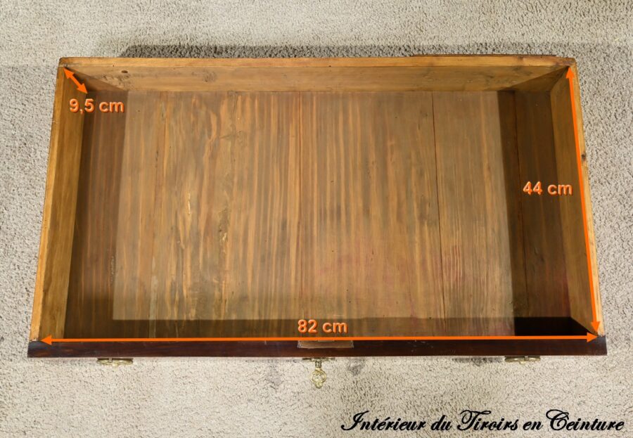 Bureau Cylindre en Acajou et Palissandre, époque Louis XV – 1ère partie XVIIIe – Image 41