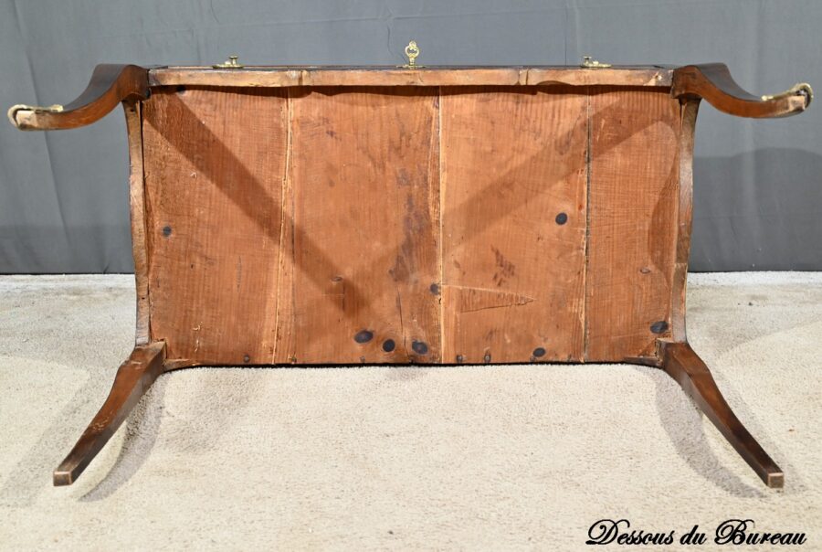 Bureau Cylindre en Acajou et Palissandre, époque Louis XV – 1ère partie XVIIIe – Image 43