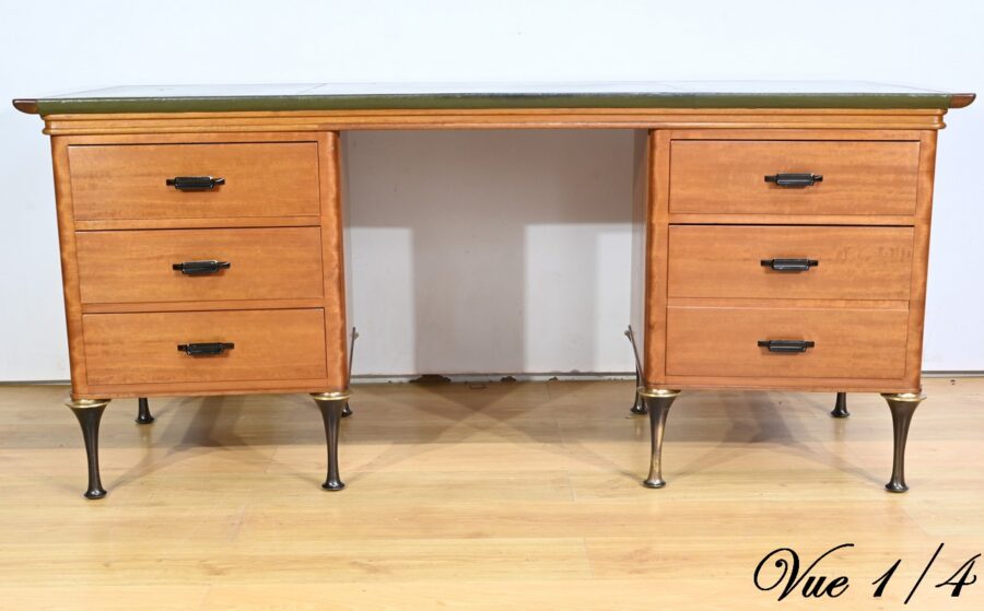 Bureau d’Architecte en Acajou – 1970 – Image 12