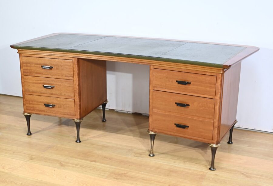 Bureau d’Architecte en Acajou – 1970 – Image 5