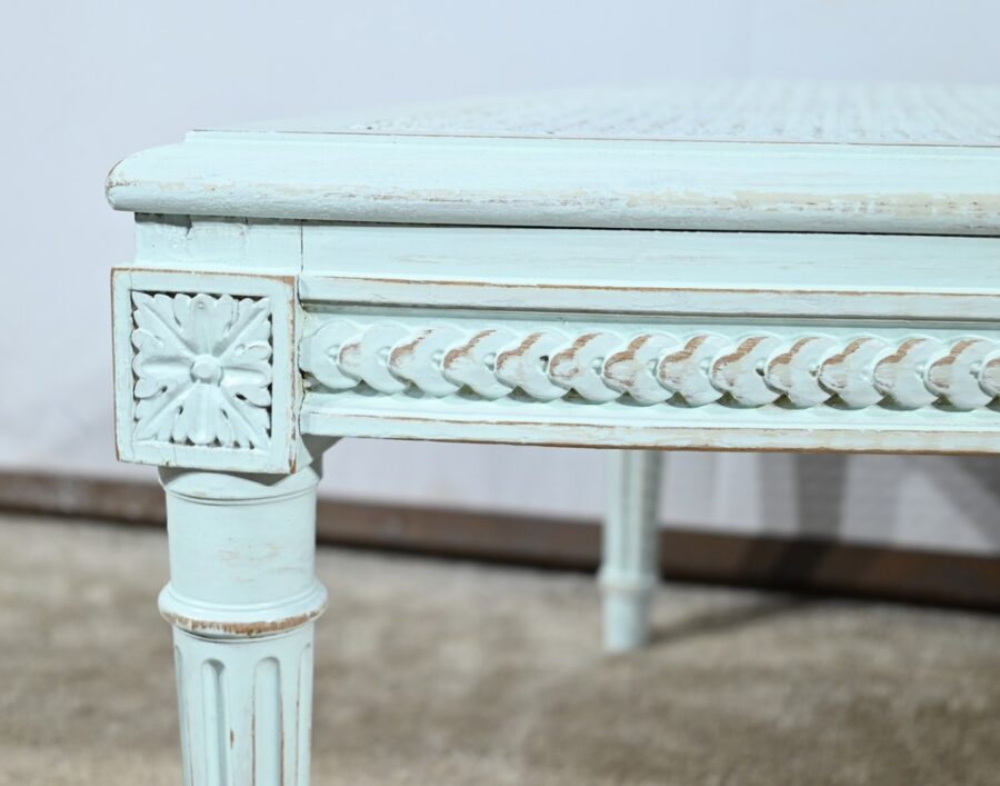 Duchesse Brisée en Hêtre Réchampi, style Louis XVI – 2ème partie XIXe – Image 28