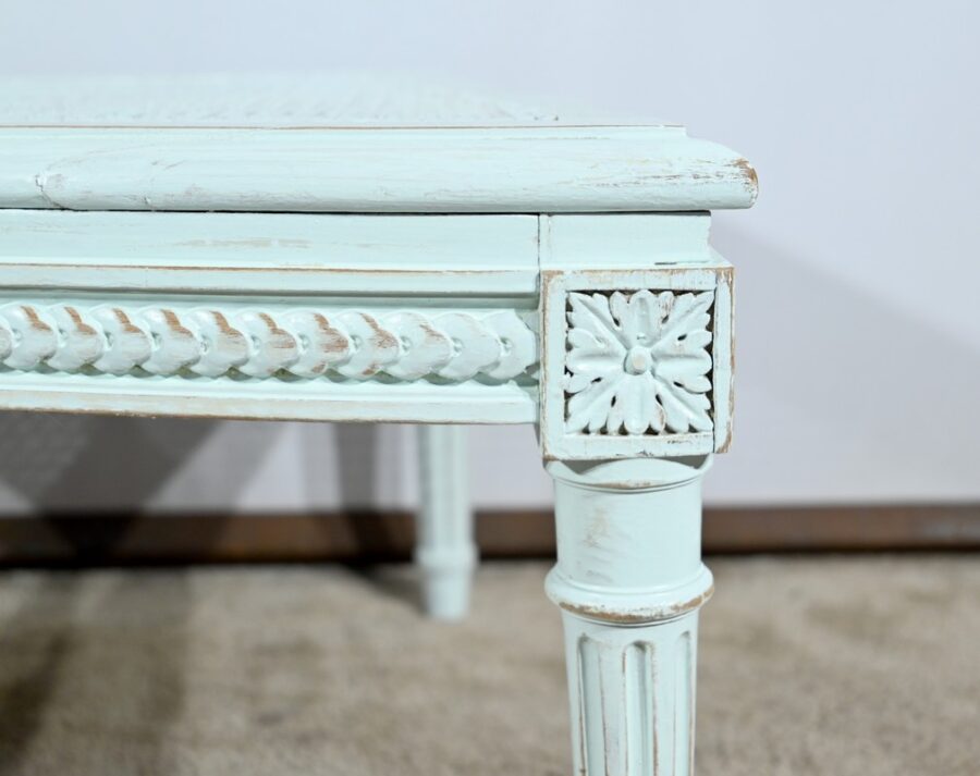 Duchesse Brisée en Hêtre Réchampi, style Louis XVI – 2ème partie XIXe – Image 29
