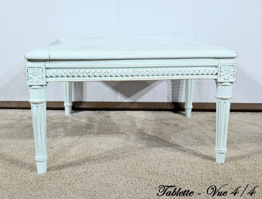 Duchesse Brisée en Hêtre Réchampi, style Louis XVI – 2ème partie XIXe – Image 33