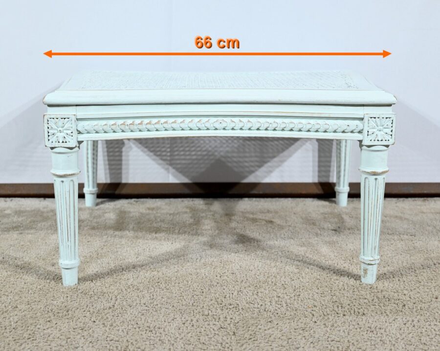 Duchesse Brisée en Hêtre Réchampi, style Louis XVI – 2ème partie XIXe – Image 40