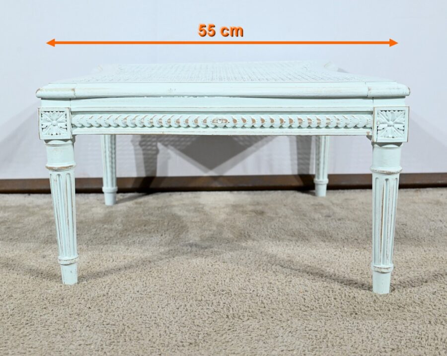 Duchesse Brisée en Hêtre Réchampi, style Louis XVI – 2ème partie XIXe – Image 41