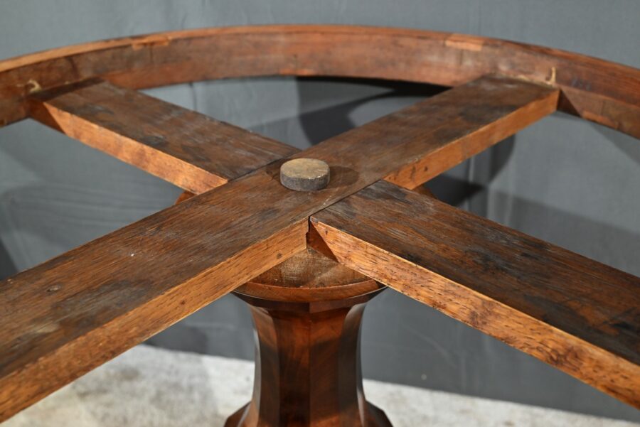 Guéridon en Ronce d’Acajou, époque Restauration – Début XIXe – Image 22