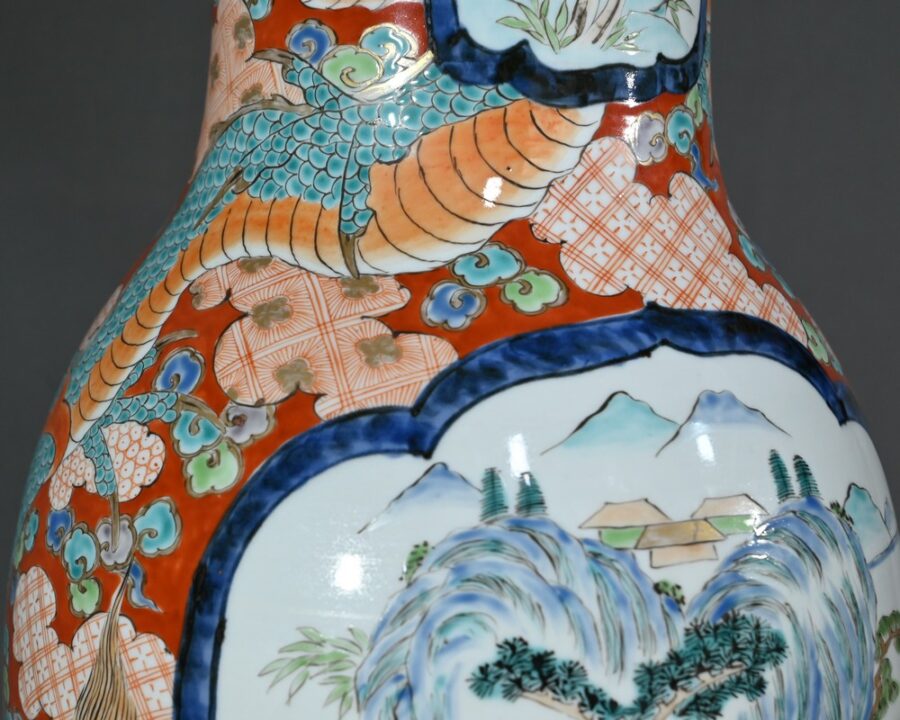 Important Vase Arita en Porcelaine, ère Meiji, Japon – Fin XIXe – Image 11