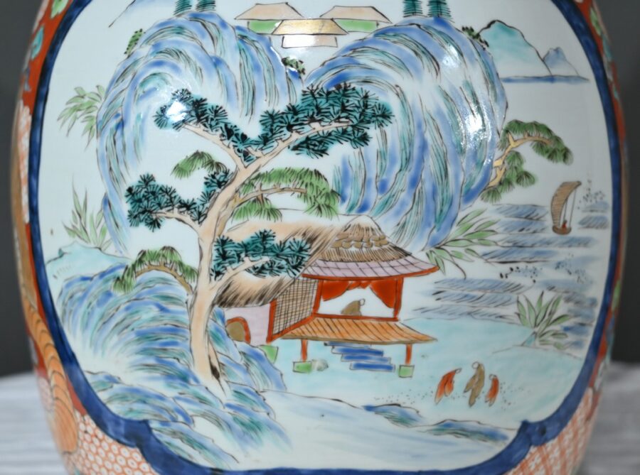 Important Vase Arita en Porcelaine, ère Meiji, Japon – Fin XIXe – Image 14