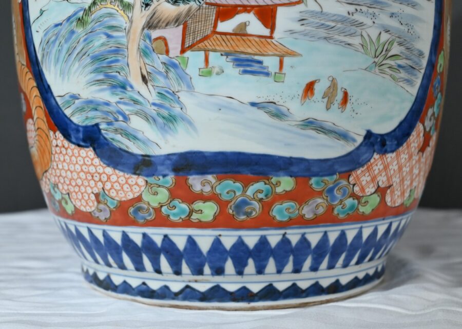 Important Vase Arita en Porcelaine, ère Meiji, Japon – Fin XIXe – Image 15