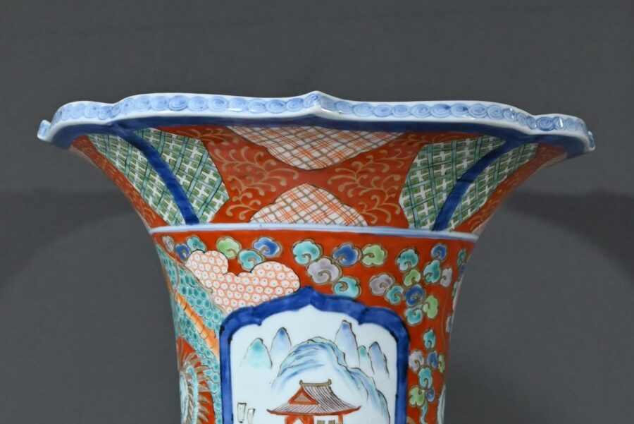 Important Vase Arita en Porcelaine, ère Meiji, Japon – Fin XIXe – Image 20