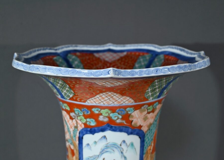 Important Vase Arita en Porcelaine, ère Meiji, Japon – Fin XIXe – Image 8