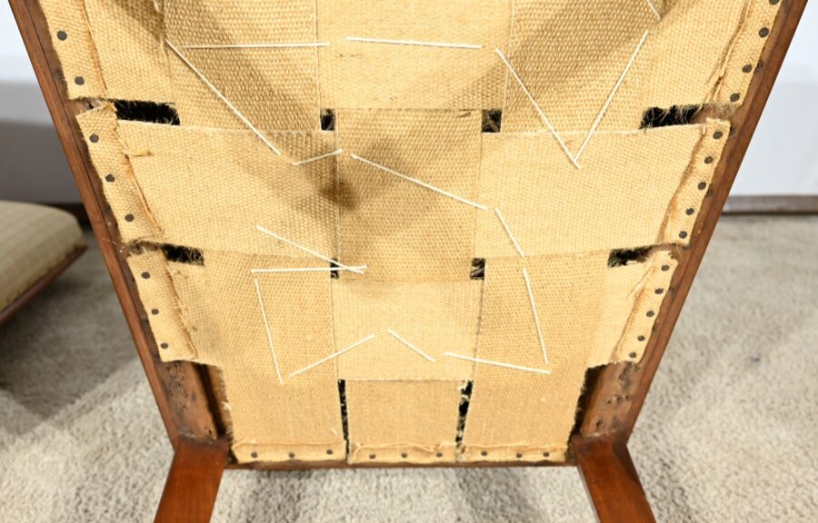 Paire de Chaises en Acajou de Cuba, époque Restauration – Début XIXe – Image 21