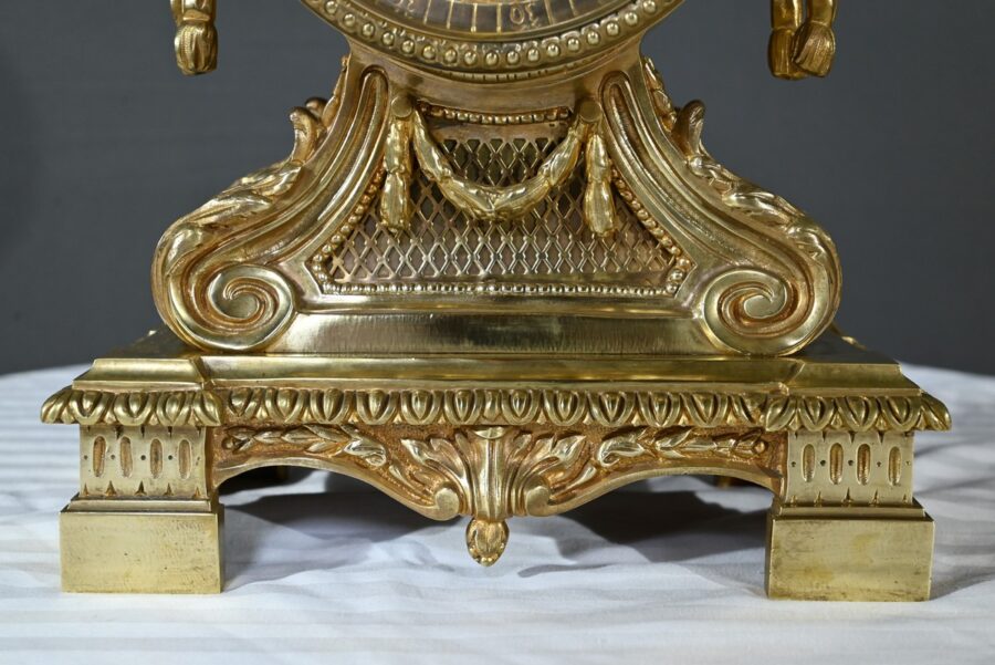 Pendule en Bronze, signée G.Philippe Palais Royal – 1870 – Image 10