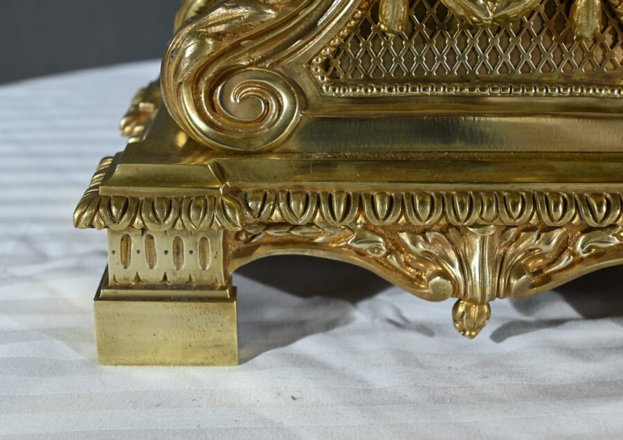 Pendule en Bronze, signée G.Philippe Palais Royal – 1870 – Image 12