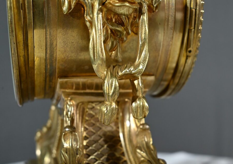 Pendule en Bronze, signée G.Philippe Palais Royal – 1870 – Image 19