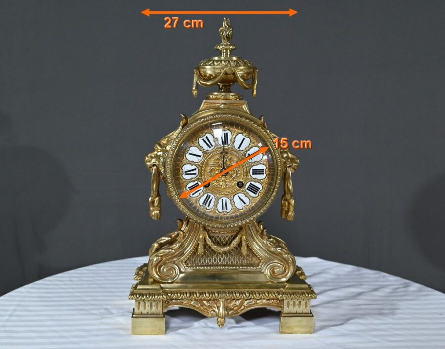 Pendule en Bronze, signée G.Philippe Palais Royal – 1870 – Image 30