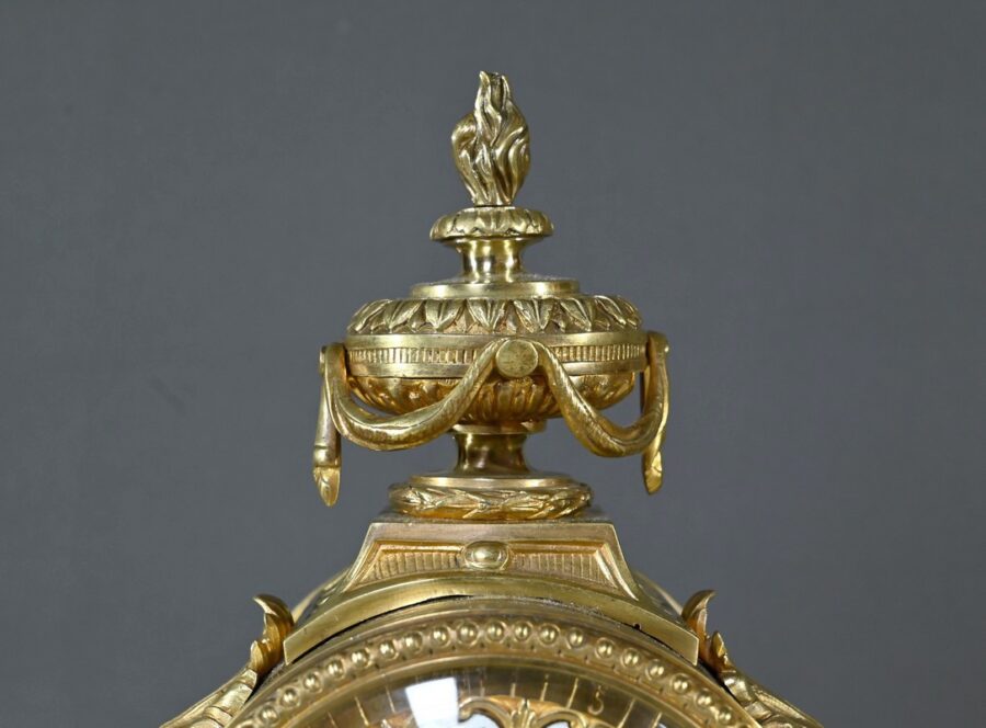 Pendule en Bronze, signée G.Philippe Palais Royal – 1870 – Image 5