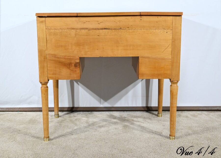 Petite Coiffeuse en Merisier Massif, époque Louis XVI – Fin XVIIIe – Image 46