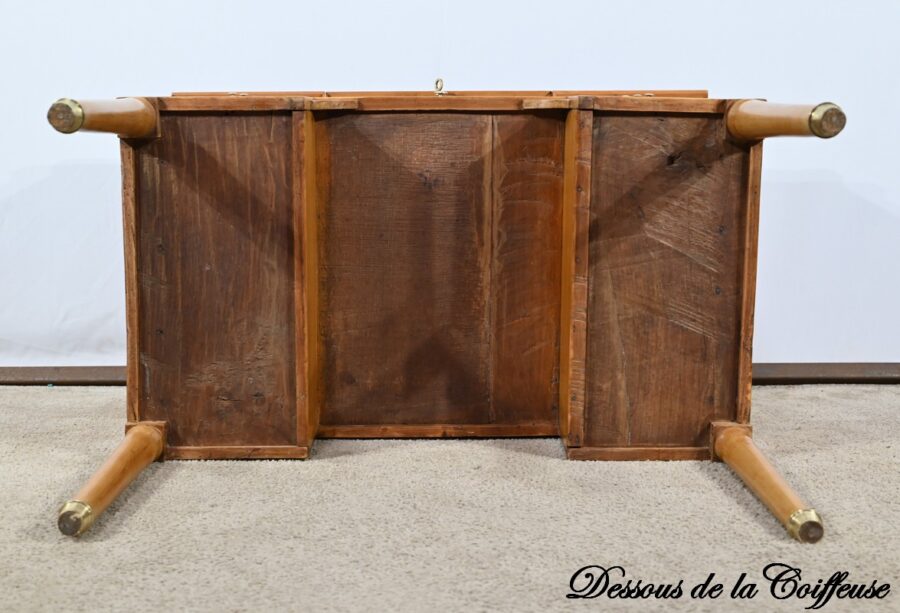 Petite Coiffeuse en Merisier Massif, époque Louis XVI – Fin XVIIIe – Image 47