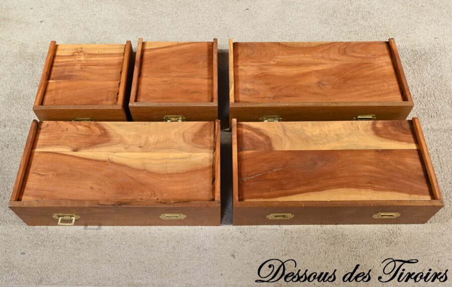 Petite Commode de Marine en Teck – Reproduction – Image 21