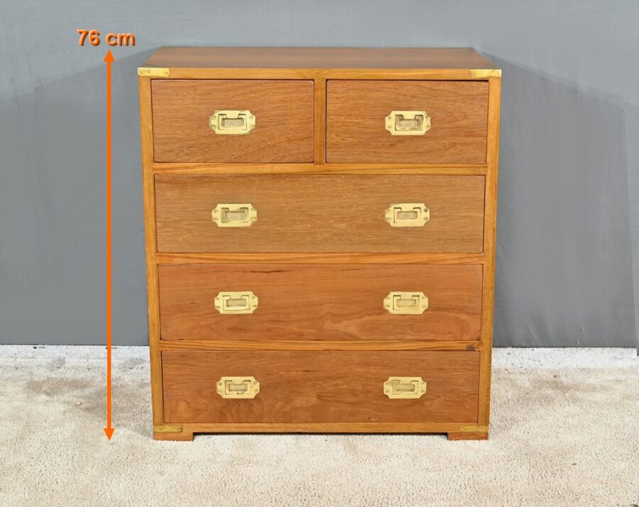 Petite Commode de Marine en Teck – Reproduction – Image 24