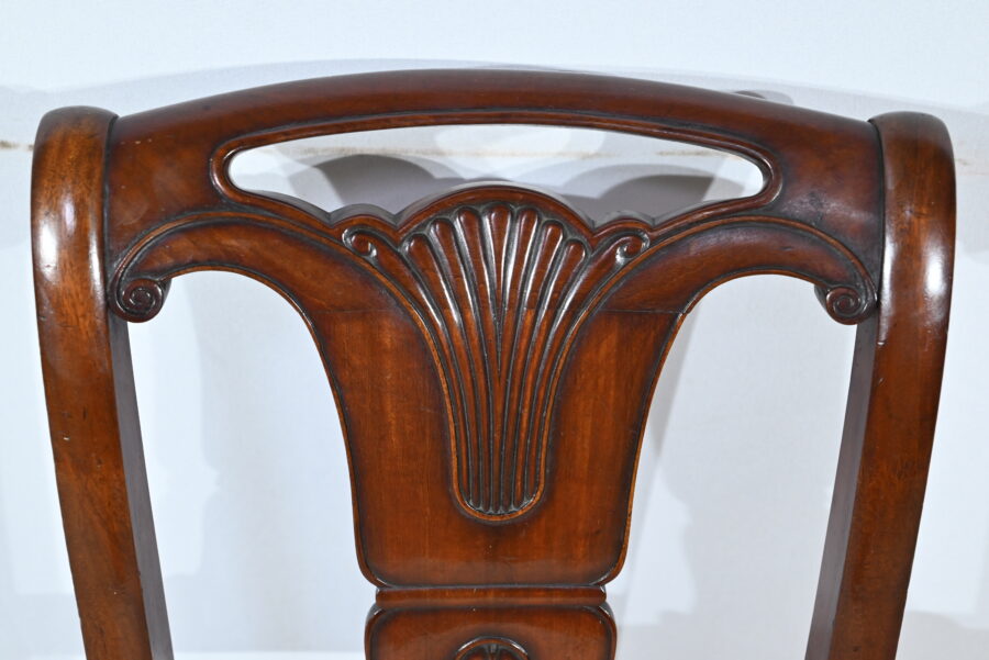 Suite de 5 Chaises en Acajou de Cuba, époque Restauration – Début XIXe – Image 11