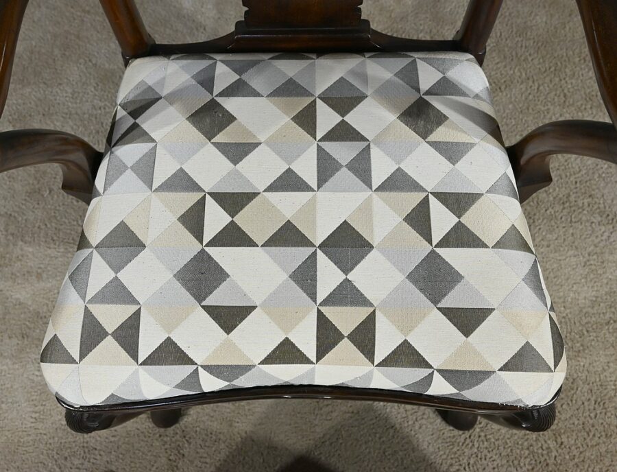 Paire de Fauteuils Chippendale en Acajou, Angleterre - Début XXe – Image 13