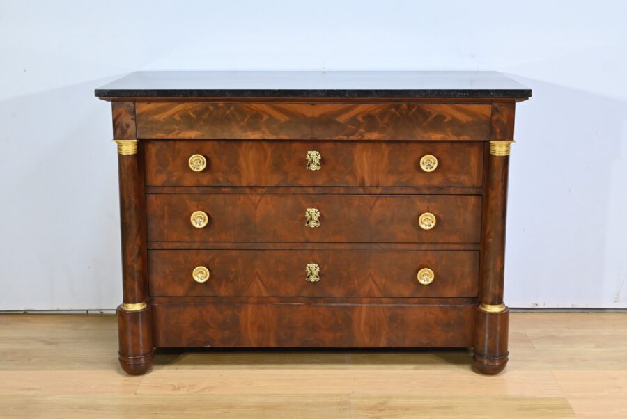 Commode en Acajou, époque Empire – Début XIXe
