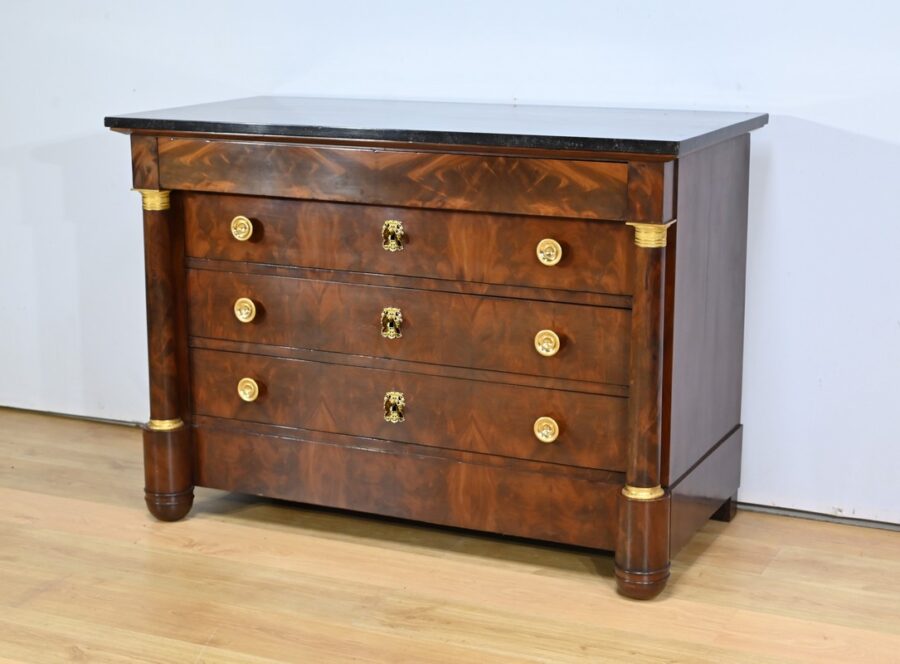 Commode en Acajou, époque Empire – Début XIXe – Image 3