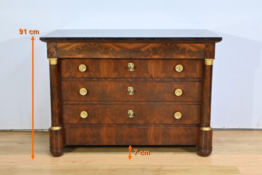 Commode en Acajou, époque Empire – Début XIXe – Image 30