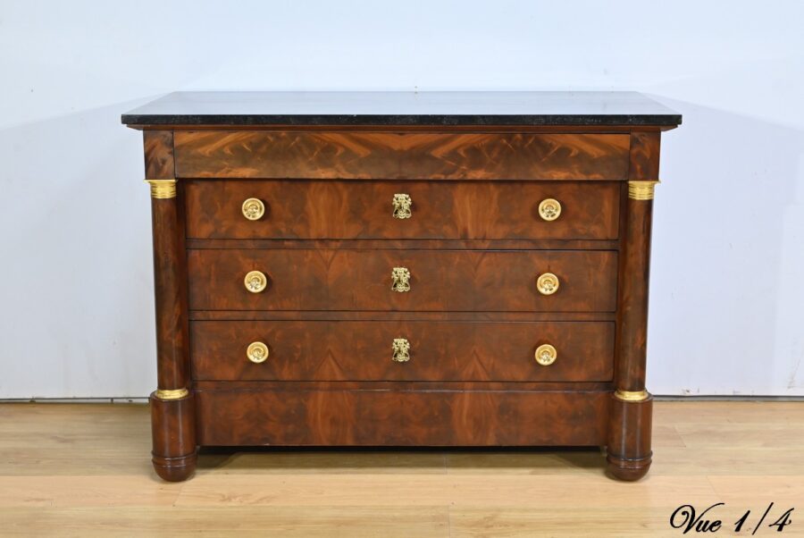 Commode en Acajou, époque Empire – Début XIXe – Image 8