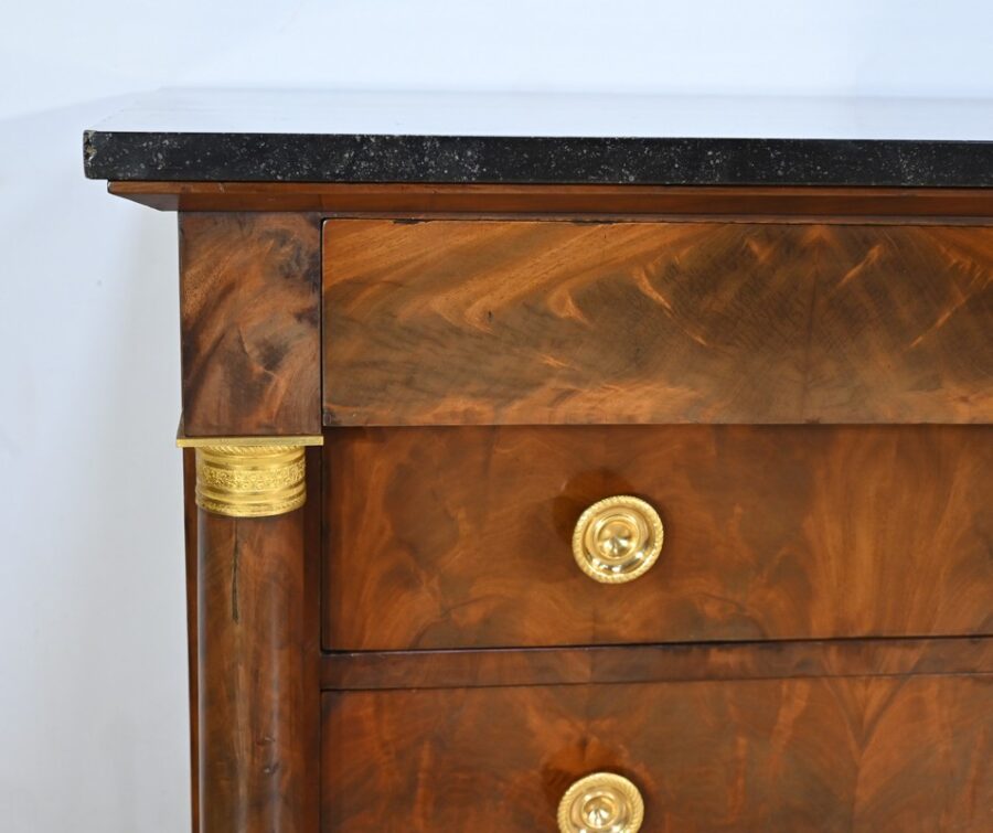 Commode en Acajou, époque Empire – Début XIXe – Image 9