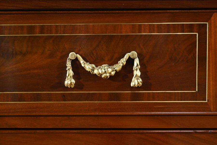 Rare Commode en Acajou, époque Louis XVI – 2ème partie XVIIIe – Image 10