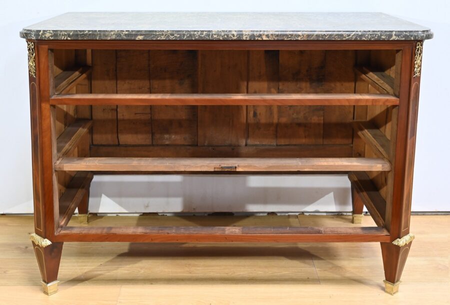Rare Commode en Acajou, époque Louis XVI – 2ème partie XVIIIe – Image 29