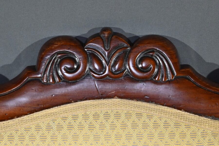 Fauteuil de Bureau en Acajou, époque Restauration – Début XIXe – Image 8