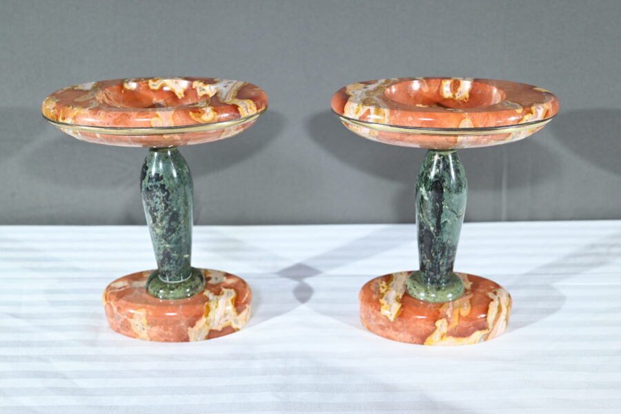 Garniture de Cheminée en Marbre, signée DiediSheim, Art Déco – 1920 – Image 16