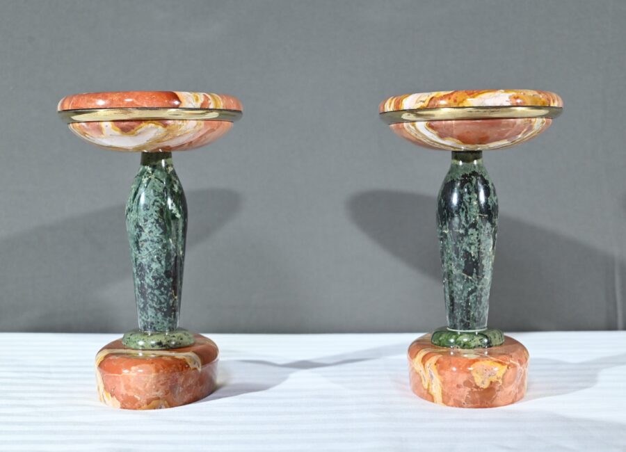 Garniture de Cheminée en Marbre, signée DiediSheim, Art Déco – 1920 – Image 17