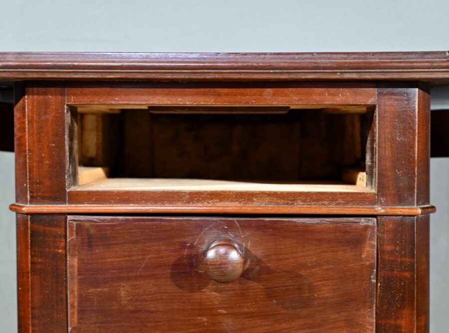 Petite Table à Volets en Acajou, Maison Lemarchand, A. Lemoine – Milieu XIXe – Image 25