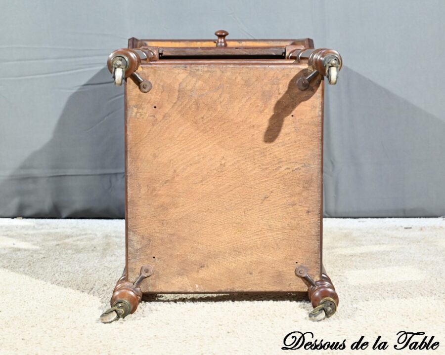 Petite Table à Volets en Acajou, Maison Lemarchand, A. Lemoine – Milieu XIXe – Image 31