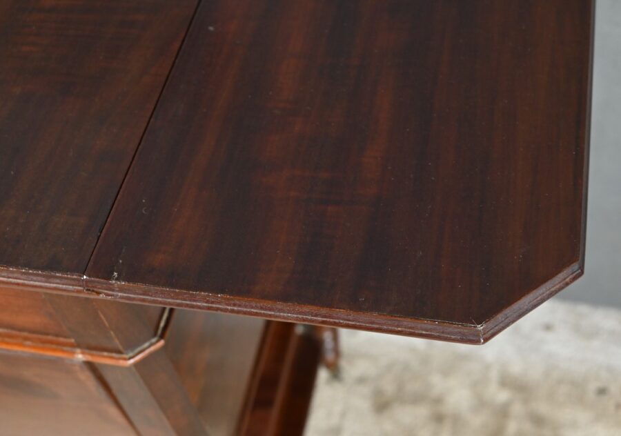 Petite Table à Volets en Acajou, Maison Lemarchand, A. Lemoine – Milieu XIXe – Image 7