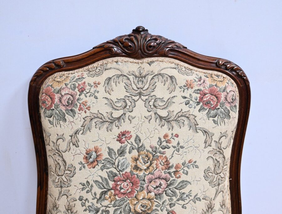 Suite de 4 Chaises en Palissandre, style Louis XV, époque Napoléon III – Milieu XIXe – Image 3