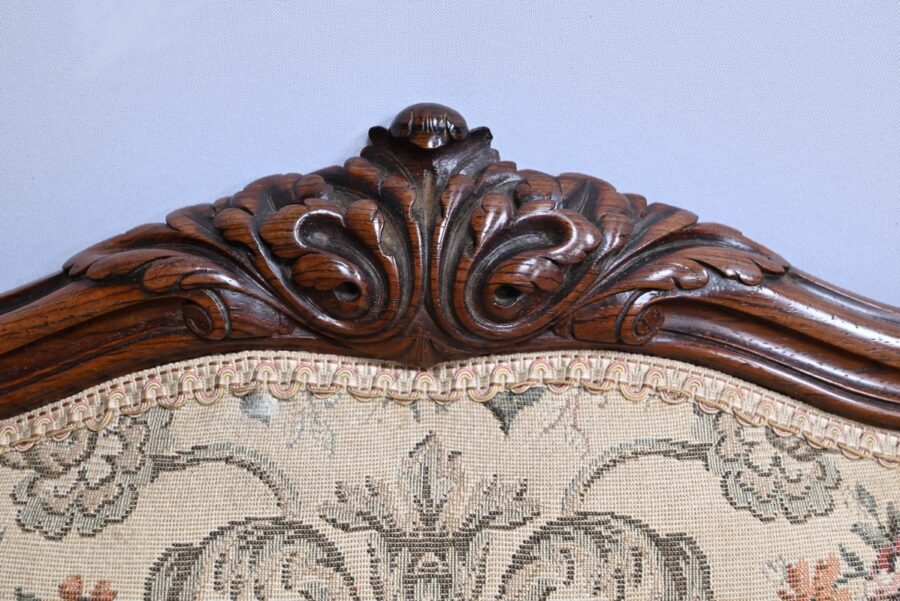 Suite de 4 Chaises en Palissandre, style Louis XV, époque Napoléon III – Milieu XIXe – Image 4