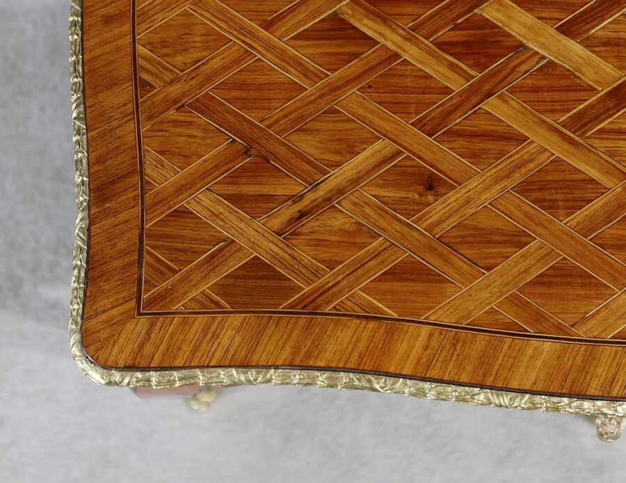 Petite Table de Salon en Bois Précieux, style Louis XV - 1ère partie XIXe – Image 5