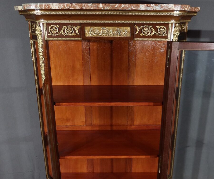 Vitrine en Acajou, style Transition Louis XV / Louis XVI - 1900 – Image 21