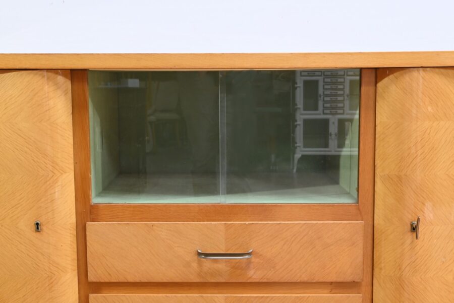 Buffet Enfilade en Chêne, époque Space Age – 1960 – Image 10