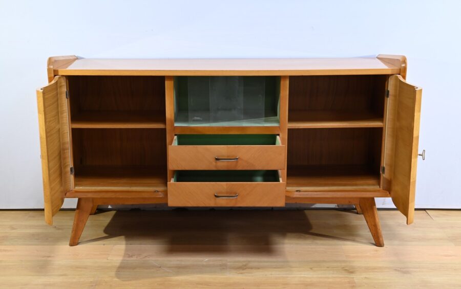 Buffet Enfilade en Chêne, époque Space Age – 1960 – Image 4