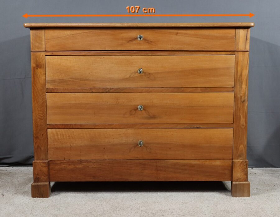 Commode en Noyer, époque Restauration - 1ère Partie XIXe – Image 2